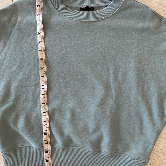 Garage Crew Neck Sweater - Soft Teal - Picture 3 of 5